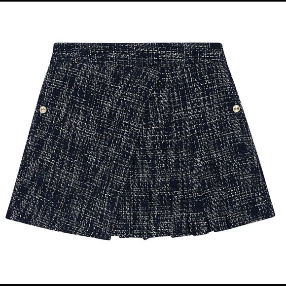 COPY - Maje Iole Tweed Trompe L'oeil Shorts - Picture 1 of 9